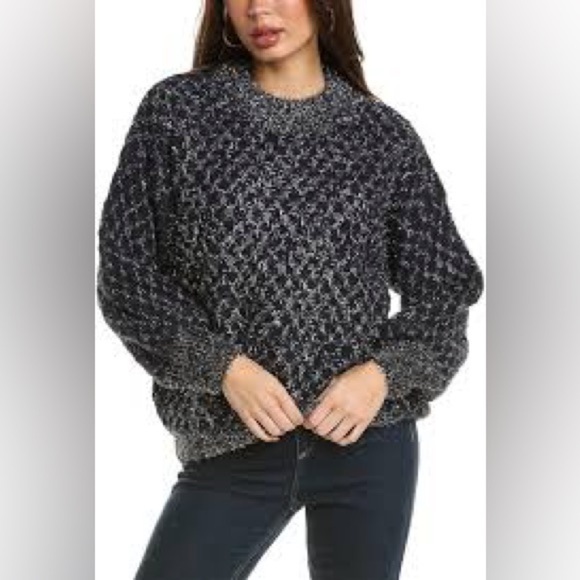 RAGA Navy Blue Tinsel Sweater - Picture 1 of 12